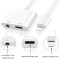 EZone 8-Pin to 3.5mm Audio Headphone Jack Adapter 2-in-1 for iPhone and iOS Devices. 