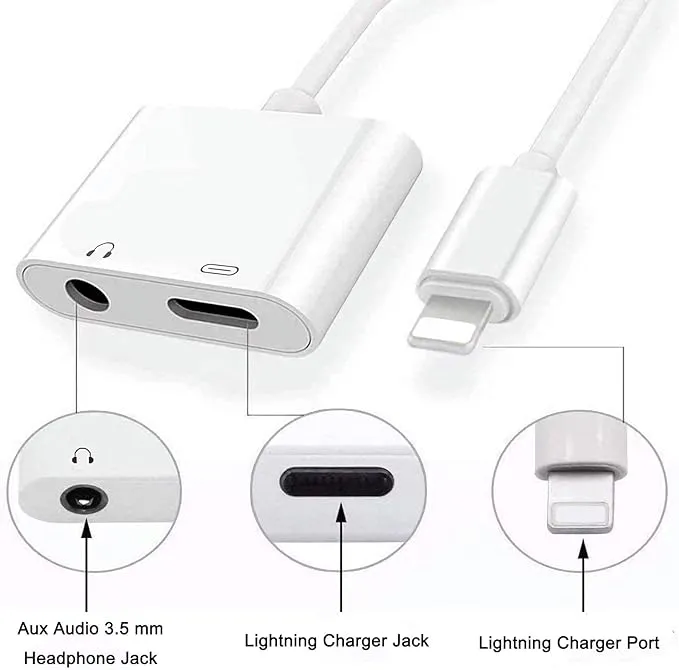 EZone%208-Pin%20to%203.5mm%20Audio%20Headphone%20Jack%20Adapter%202-in-1%20for%20iPhone%20and%20iOS%20Devices%20-%20Image%208