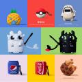 Anime Figure Airpods 123 Pro Kawaii Toys Kevin Bob Stuart Headphone Case Star for Airpods Silicone Soft Shell Cute Doll. 