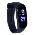 LED Smart Digital Touch Screen display Plastic Belt Wrist Watch for unisex. 