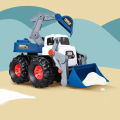 Excavator Model Toy Flexible Arm Excavator/dump Truck Toy Moveable Construction Vehicle for Kids Beach Sand Toy Birthday Gift for Boys Truck Model Toy. 