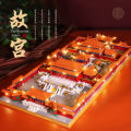 【Factory wholesale】Compatible with Lego bricks, the Forbidden City, the Forbidden City, adult difficult micro-particle giant buildings. 