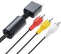 AV Cable for PS1 PS2 PS3 Playstation Audio Video RCA Cable - Game Console Component Accessories Connection. 