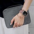 48 Slots Portable Wrist Watch Strap Storage Bag Travel Double Layer Watchband Charging Cable Organizer Holder Pouch Case. 