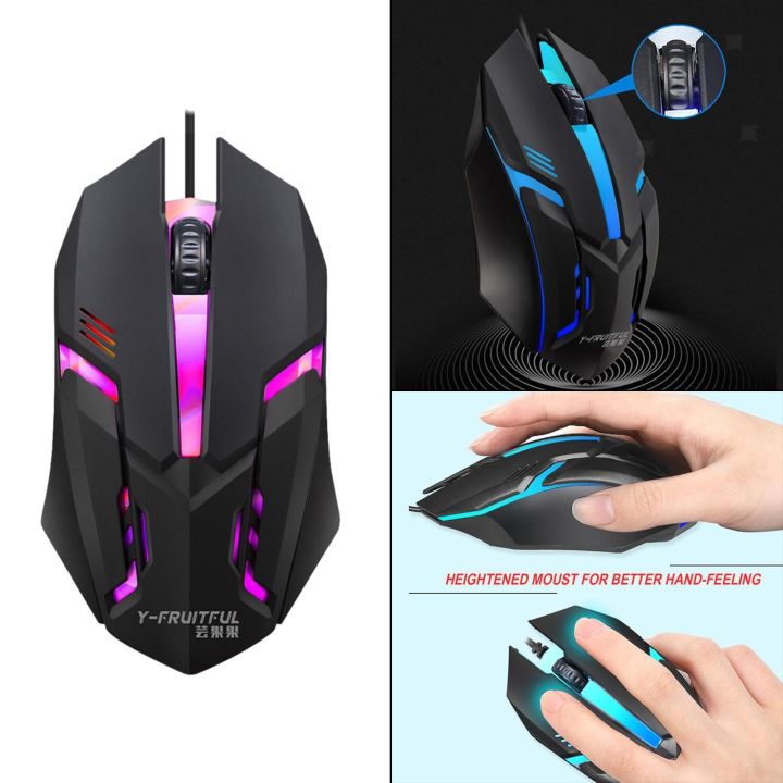 professional%20Ergonomic%20RGB%20wired%20Mouse%20Gaming%20optical%20Mice%201600DPI%20USB%202.0%20head%20-%20High%20quality%20material%20-%20Image%204
