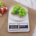Ultimate Kitchen Weighing Machine Electronic Digital 10 kg Weight Scale with Backlit LCD for Shop, Food, Cake, Kids Food, Spices, Vegetable, Liquids, Chicken, Fruits (White). 