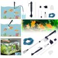 1 Electric Gravel Cleaner For Aquarium Fish Tank Automatic Vacuum Water Changer. 