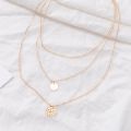 Street Style Multilayer Choker Necklace For Men Women Layered Chain Necklace Jewelry For Teen Boy Pendant Accessory Set. 