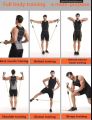 11Pcs/Set Latex Resistance Bands Pull Rope Sport Set Expander Yoga Exercise Fitness Rubber Tubes Band Stretch Training,11 PCS Resistance Band Set Yoga Pilates Abs Exercise Fitness Tube Workout Bands. 