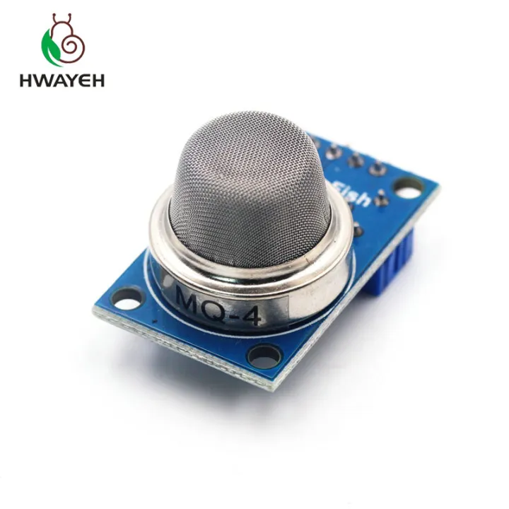 MQ-4 MQ4 DC5V LPG Alcohol Methane Hydrogen Smoke Gas Detector Sensor ...
