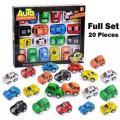 Pack of 20 Pcs-Pull Back Mini Car Set Toy For Kids and Boys Pullback Cars Toys. 