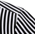 Black White Stripes Shirt. 