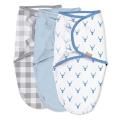 Newborn Baby Infant Kids Soft Swaddle Wrap Blanket Sleeping Bag in Multicolor. 