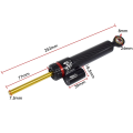 Universal Motorcycle Steering Damper Stabilizer Safety Control Linear CSC Steering Damper for Yamaha Suzuki Honda Kawasaki. 