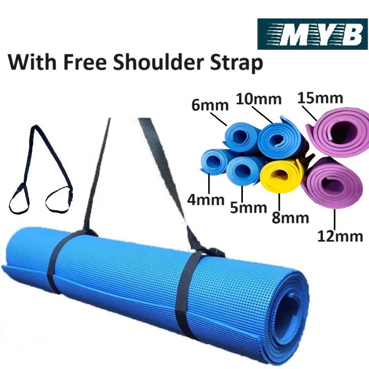 6mm Anti Slip Yoga Mat for Women and Men, Best Quality Exercise Mat