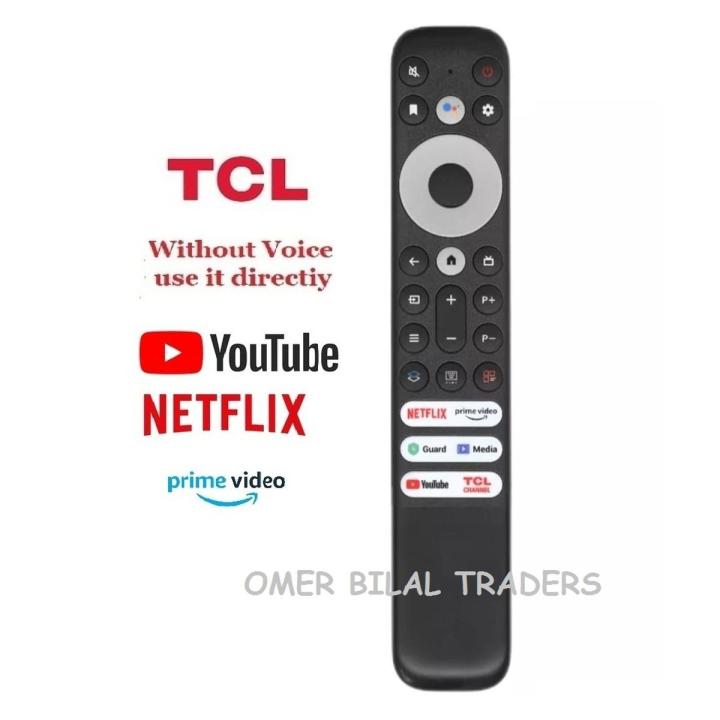 TCL Smart Android LED TV Remote Control Without voice cammand with Youtub and Prime Video and Media