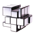 Silver Mirror Rubiks Cube 3x3, Mirror puzzle cube, Fast Speed Magic Cube 3x3x3, Educational Puzzle Toys. 