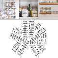 Pantry Label Stickers Containers Kitchen Organization and Storage. 