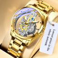 New Design Men Skeleton Watch Quartz Watch. 