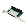 40-Pin Cf Compact Flash Card To 3.5 Ide Converter Adapter Pci Bracket Back Panel. 