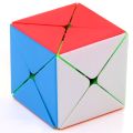 Dino Cube 2x2 stickerless speed cube - Learning / educational cube 6 axis colorless speed cube | Multicolor cube Rubiks cube. 