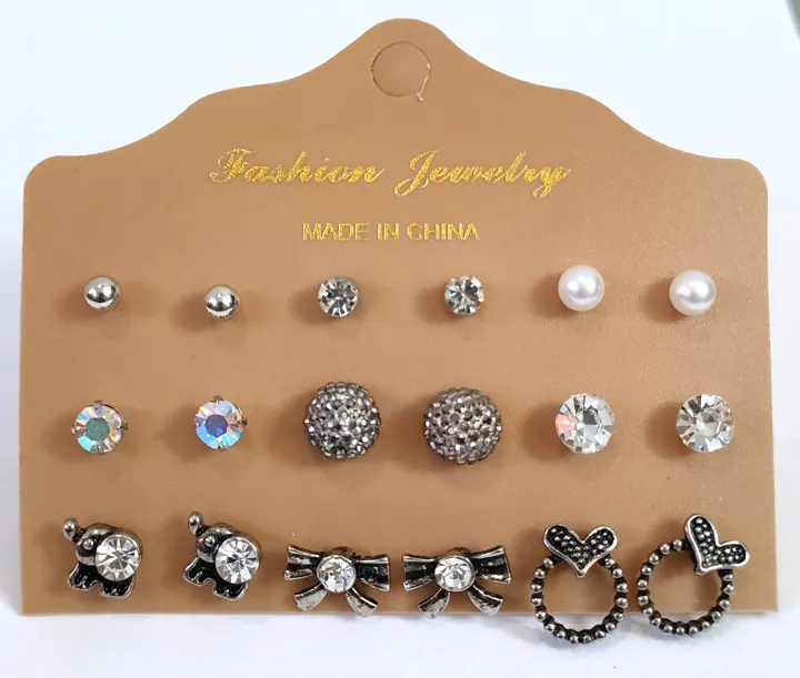 Pack%20of%20NINE/9%20everyday%20of%20week%20Stud%20Earrings%20for%20Girls%20and%20Women%20-%20Image%202