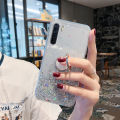 Casinglee for OPPO Reno 3 case Shiny Ring Glitter Soft Transparent Holder Stand Back cover with String for OPPO Reno3 Phone cases cover Stars Moon Girls For girls and Boys. 
