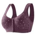 Front Open Wide Strap Non Padded Non Wired Maternity Nursing Bra Plus Size. 