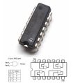 2pcs 74LS08 Quad 2-Input AND Gate logic gate ic 7408 logic gates. 