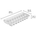 Ice Tray with Lid Large Cubes Ice Cubes Trey Plastic Mould. 