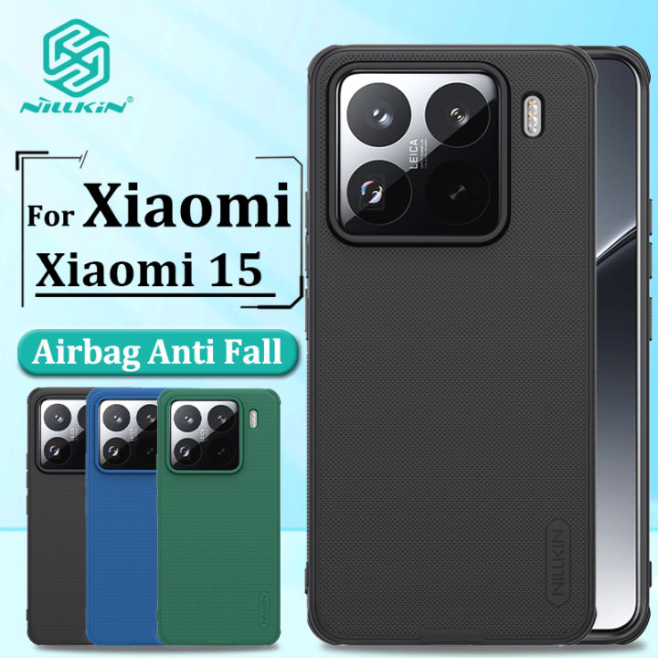 Nillkin Hard PC + TPU Case for Xiaomi 15 Phone Cases Luxury Frosted PC + TPU Hard Protection Back Cover