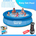 INTEX Swimming Pool / swimming pools for kids/Intex Easy Set Pool/ INFLATABLE POOL / SIZE (6FT-8FT-10 FT×2FT-10FT×2.5 FT-12FT) / Model (28101,28106,28116,28120,28130). 