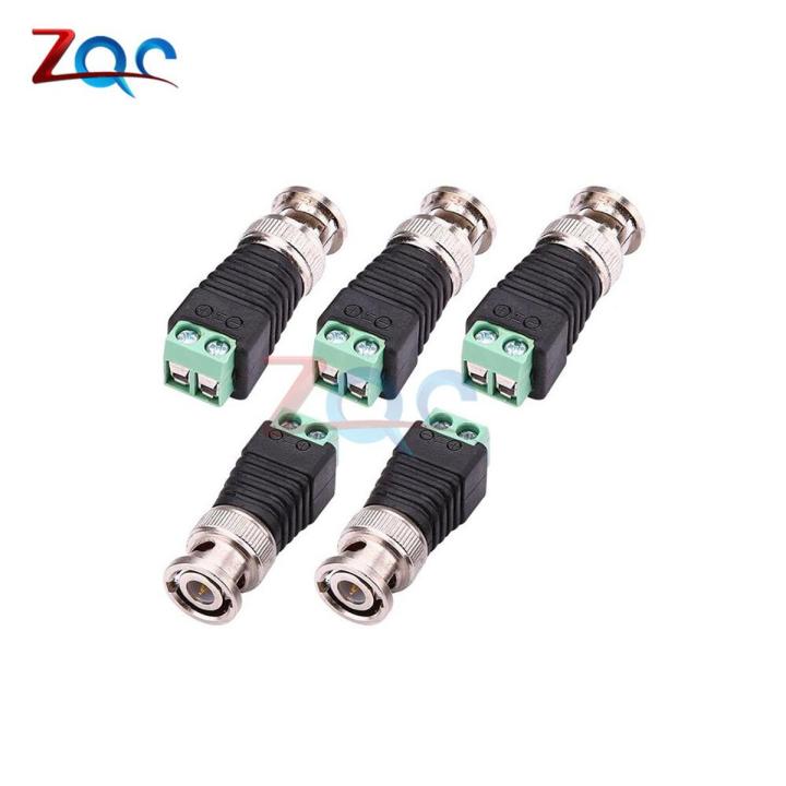 5PCS BNC Balun Connector and Terminal Male Adapter