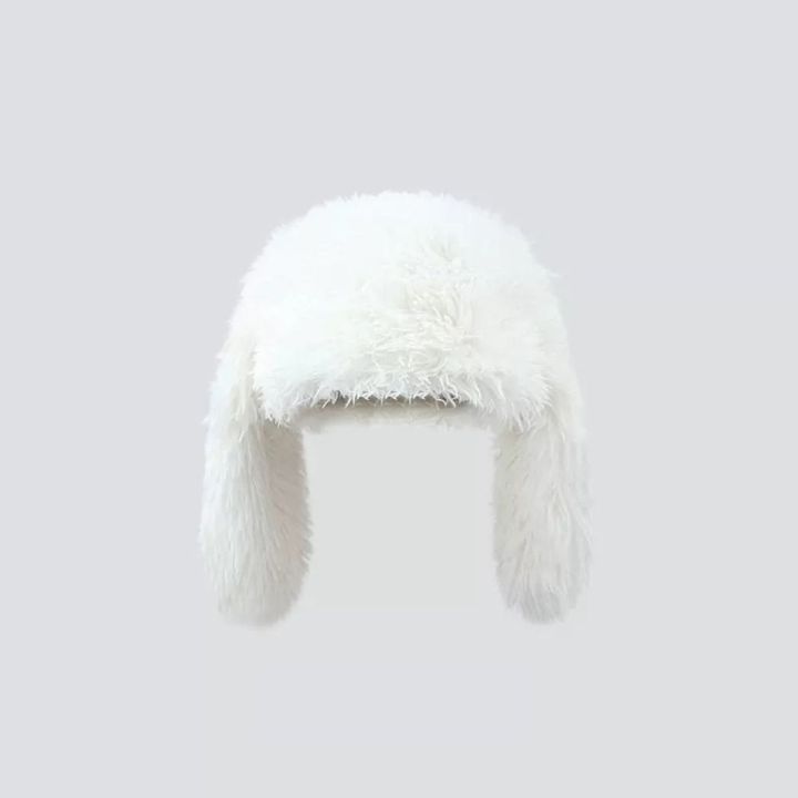 Rabbit Headwear Photo Props Bunny Ears Long Rabbit Ears Hat Girls Beanie Beanies Cap Winter Hat