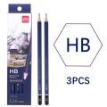 Deli 3Pcs Artist Sketching Graphite Pencils 3H 2H H HB B 2B 3B 4B 5B 6B 7B 8B 9B 10B 12B 14B Pencil Wooden Pencils. 