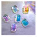 Aurora Nails Glass Foil Film Sticker Cellophane Paper Korean Nail Trend Design Ice Cube Manicure DIY Decoration. 