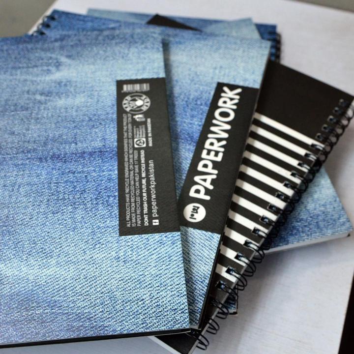 Spiral Notebook A5 - Blue Denim - PAPERWORK®