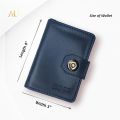 Mini Slim Smart Card Holder with Magnetic Button Lock- Slim Smart Wallet - Smart Wallet With 6 Compartments. 