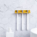 Toothbrush Storage Rack Multi-purpose Toothbrush Holder Free Punching Wall Mounted Hanging Hook For Bathroom Toilet Bedroom. 