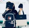 High Quality Bags For Girls5 Piece Set Bags For Girls School Bags For LadiesBags For Girls CollegeBags For Girls UniversityCute Bags For GirlsStylish Bag For GirlsTravelling Bags For Ladies with Bunny. 