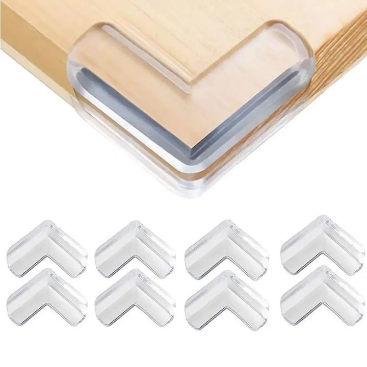 Silicone Corner Protectors , Pack of 4, High-Quality Anti-Collision Table Bumpers, Baby and Kids Safety Products for Table Corners