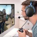 Braided Replacement Cable Extension Cord With Volume Control Mic Mute For Kingston HyperX Cloud Alpha Mix Gaming Headsets. 