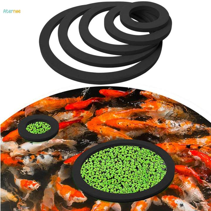 Aquarium Floating Plant Rings Tank Floating Plant Rings for Aquarium Black