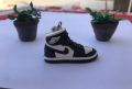 4Pcs Air Jordan Shoes Sneakers Keychain (PACK of 4) - (Black/Purple/Pink/Green) PVC Keychains- AirKick Mini Keychain: Sneaker - Inspired Style for Your Everyday Keys (PACK of 04). 