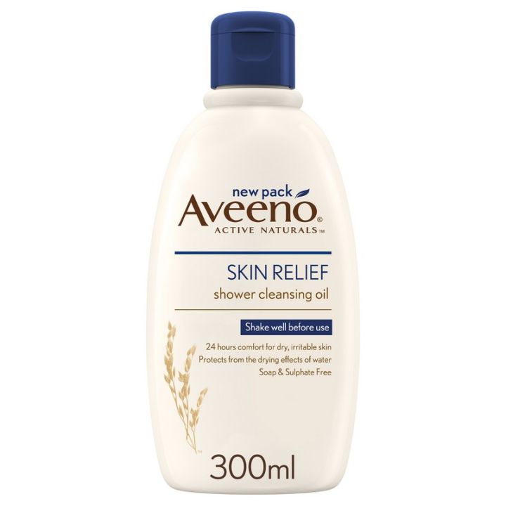 AVEENO, Shower Oil, Skin Relief, 300ml - Beauty by Daraz
