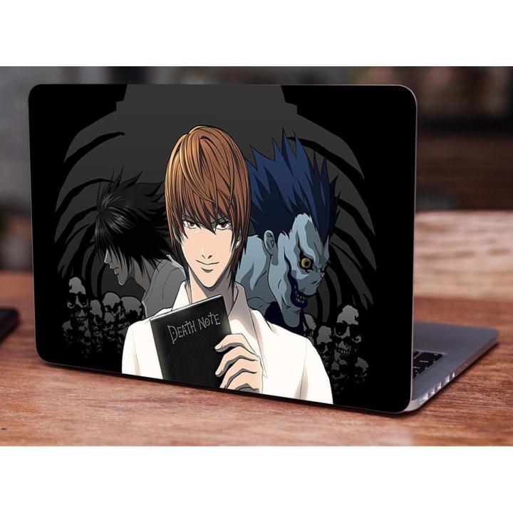 Death Note Computer Case anime-death-note-l-death-note-light-yagami laptop skins back vinyl ...