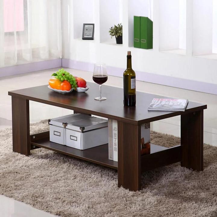 Modren Coffee Table Living Room Furniture with Storage Shelf for Living Room Center Table Wooden New Stylish look