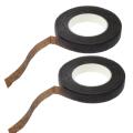 NXFDSIOZ 2X 30Yard 12mm Self-Adhesive Paper Tape Floral Stem for Garland Wreaths DIY Craft Artificial Silk Flower（Brown）. 