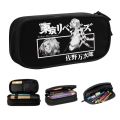 Korean Manjiro Sano Tokyo Revengers Pencil Case for Girls Boys Custom Tokyo Gang Mikey Large Storage Pen Box Bag School Supplies. 