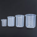 Measuring Cup Transparent Plastic Laboratory Beaker Graduated Liquid Jug Cup Kitchen Baking Cooking Measurement Scale Container. 